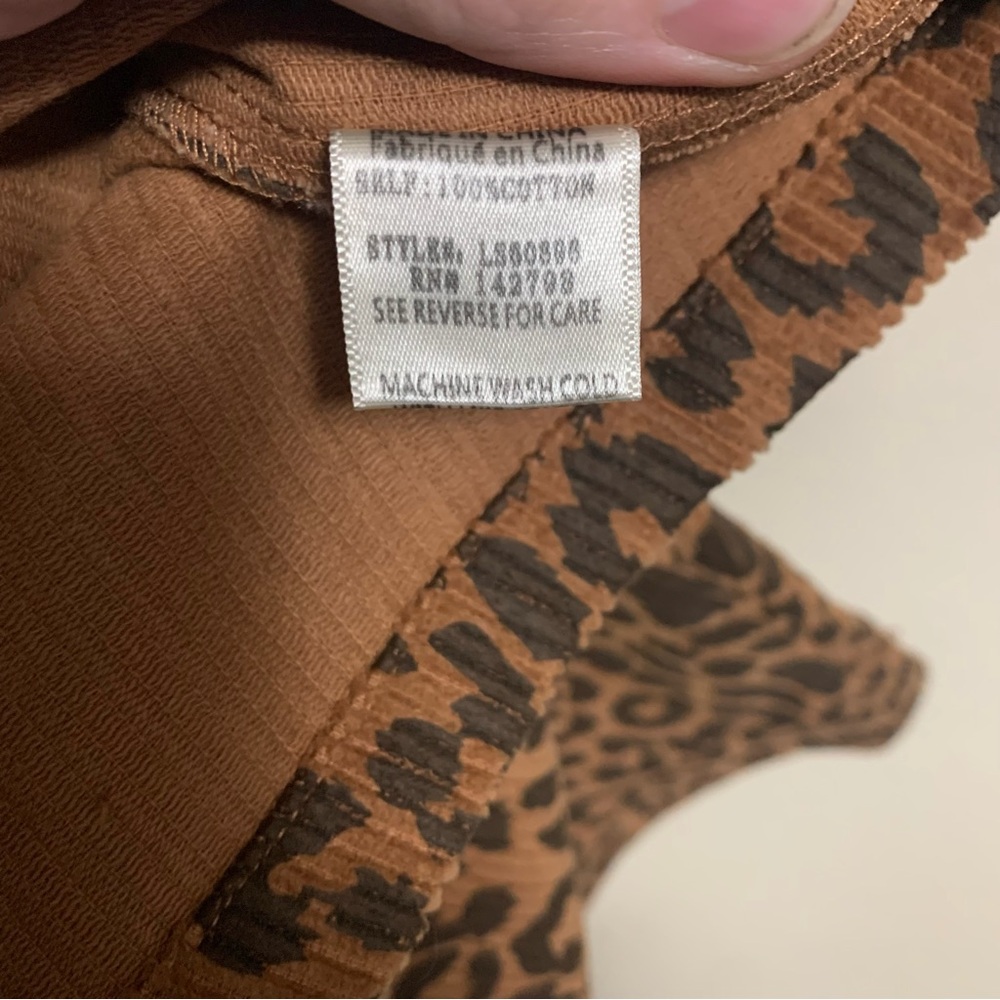 Loveriche size large Leopard Print Skirt - Picture 4 of 5